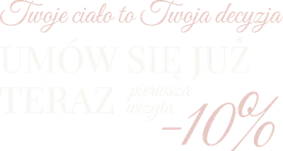 Tekst 'Umów się już teraz'